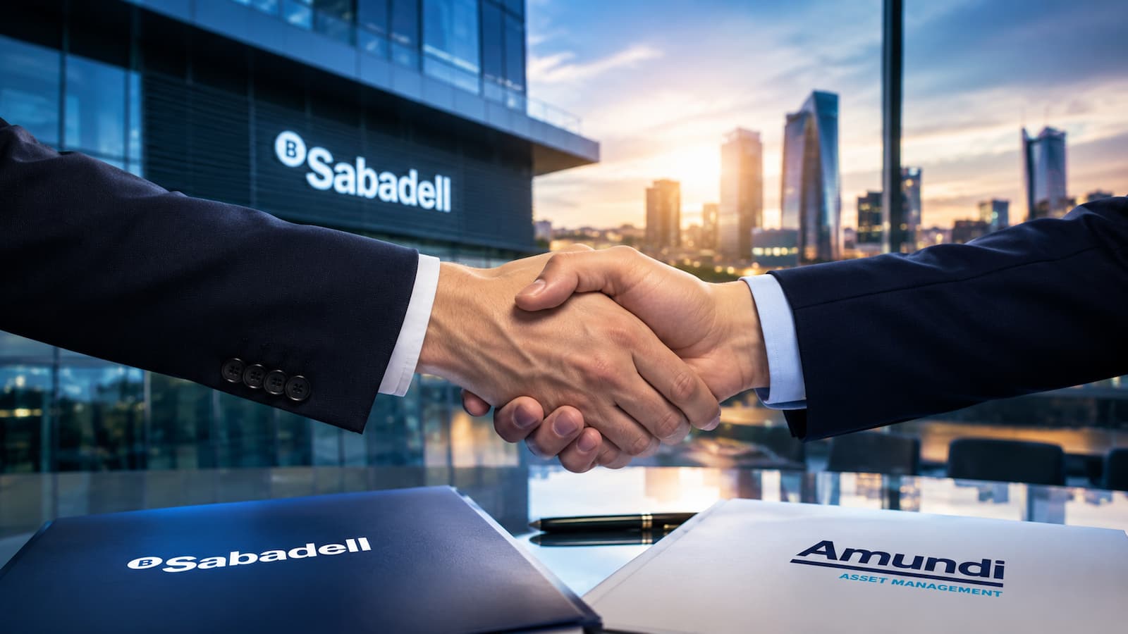 Banco Sabadell asegura hasta 2035 su alianza con Amundi.