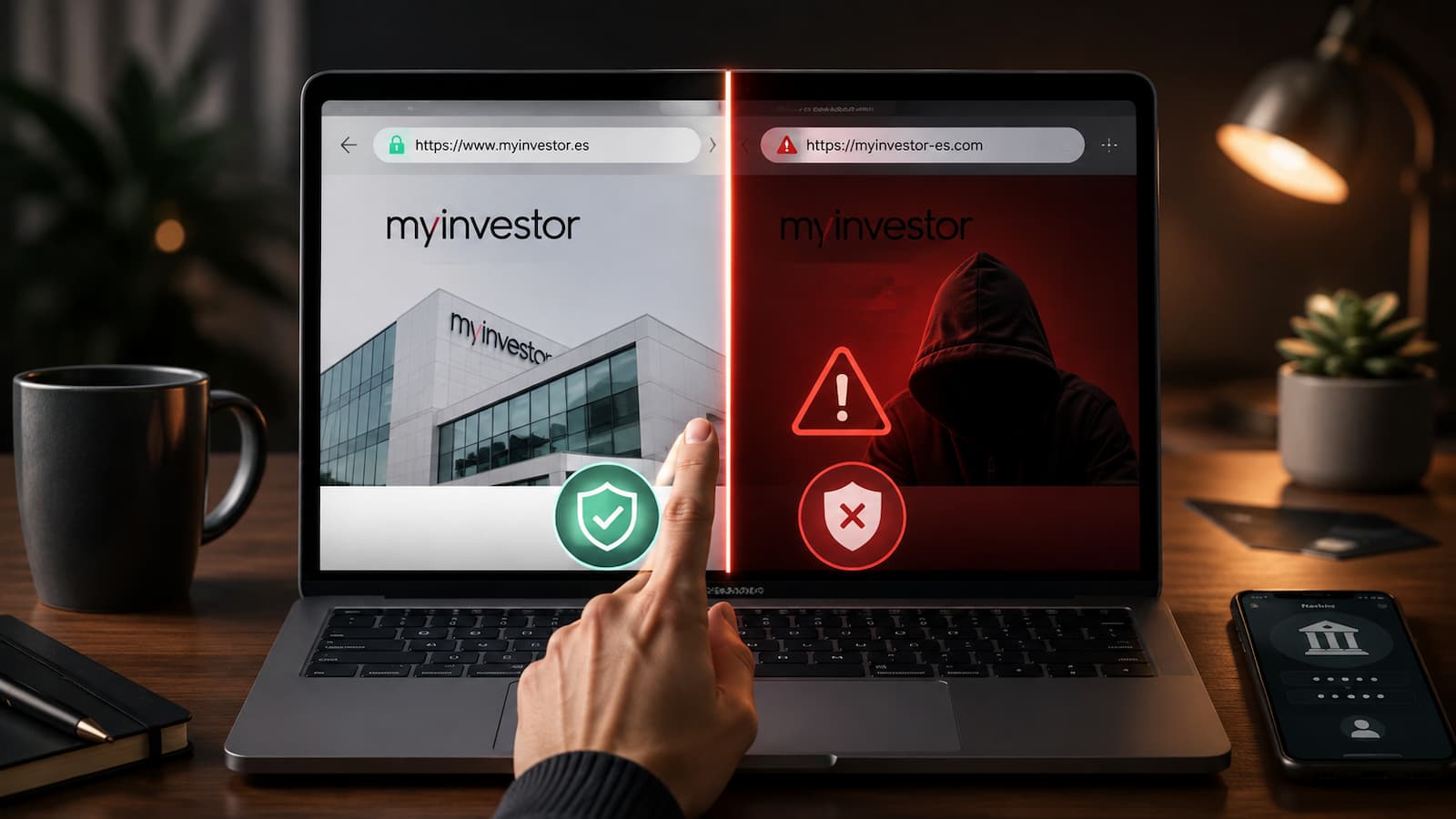 CNMV advierte sobre dos webs clon que usan el nombre de MyInvestor.