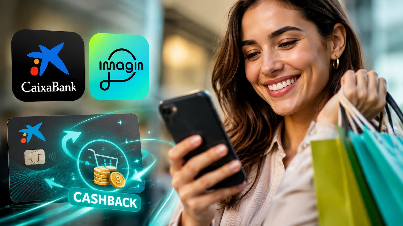 CaixaBank e imagin superan 1,7 millones de usuarios en cashback.