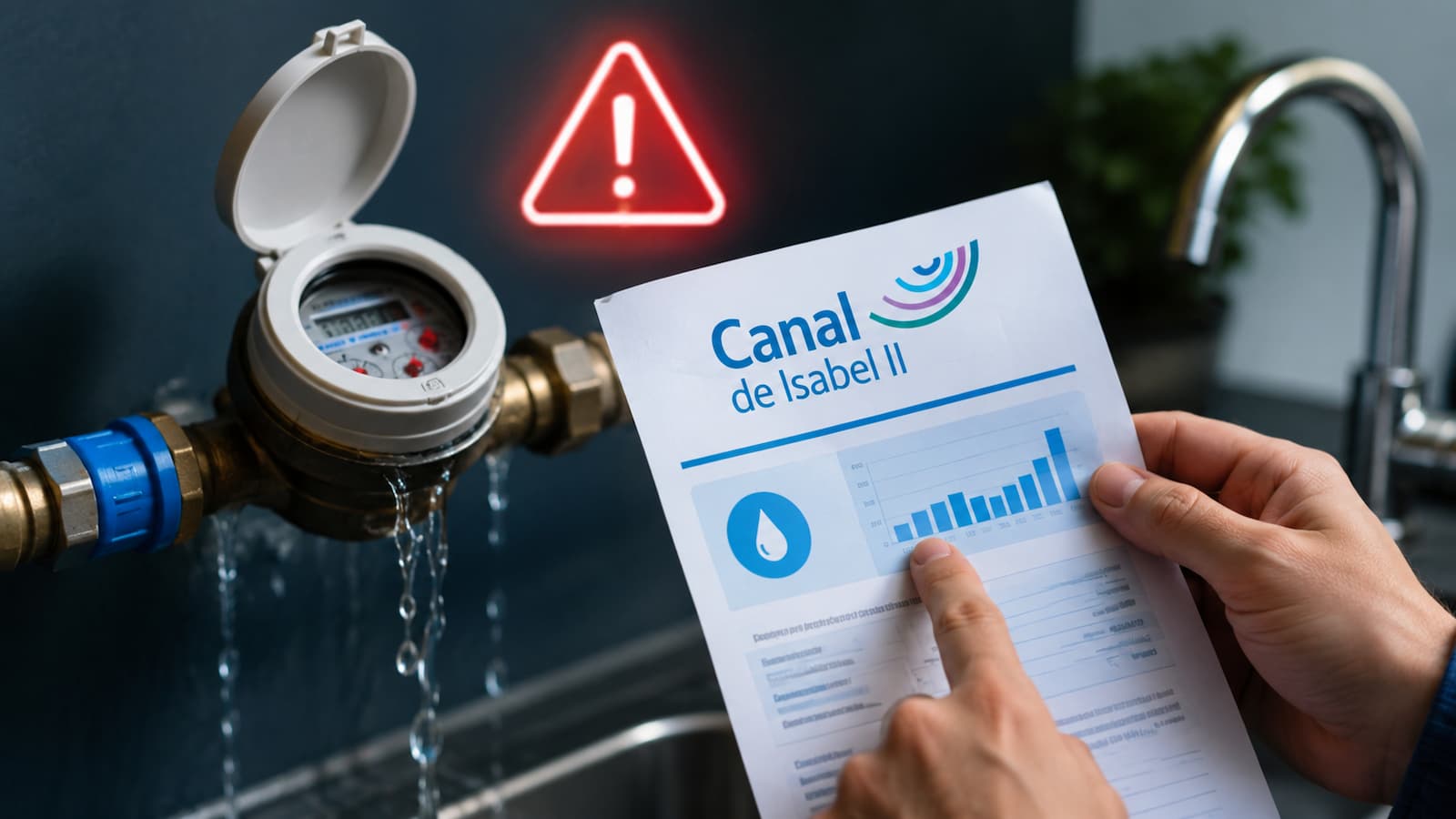 Canal de Isabel II alerta a 69.000 usuarios de la Comunidad de Madrid.