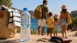 Cuánto cuesta beber agua embotellada en vacaciones