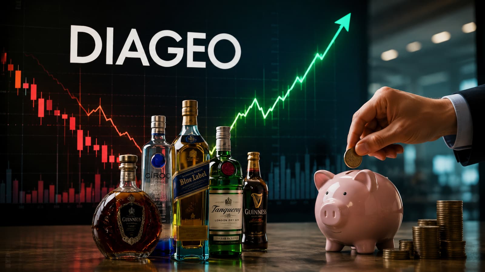 Diageo ha cerrado su ejercicio fiscal con un 22,9% menos.