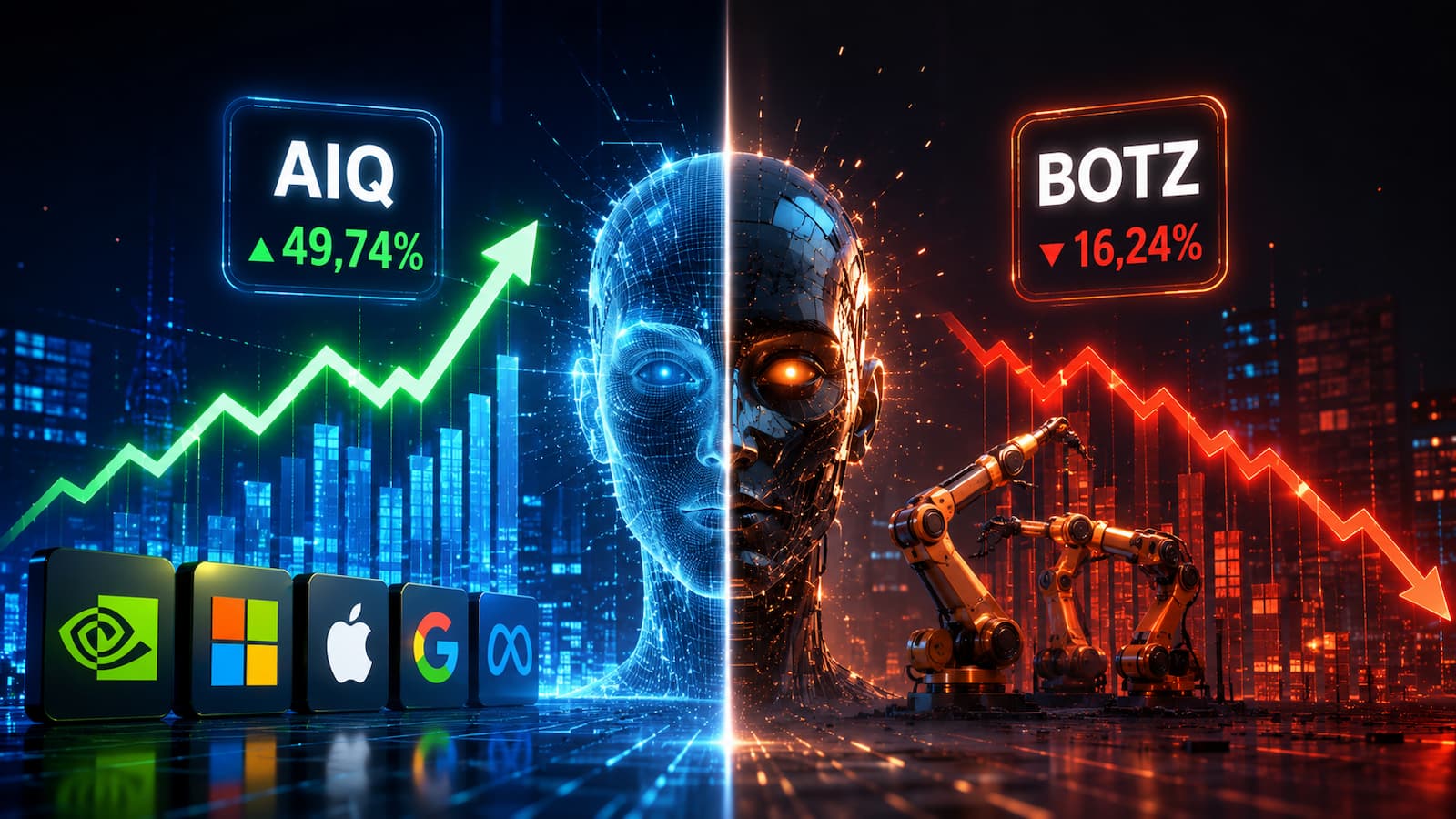 Dos ETFs de IA de Global X muestran diferencia notable.