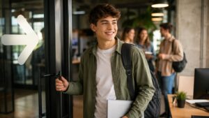 Dos de cada tres jóvenes tienen la puerta abierta a otro empleo en un año.