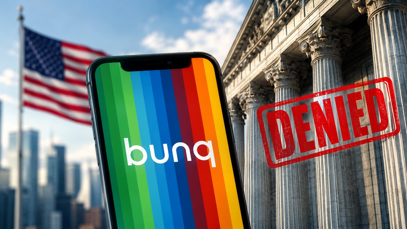 EEUU deniega a bunq la licencia bancaria.