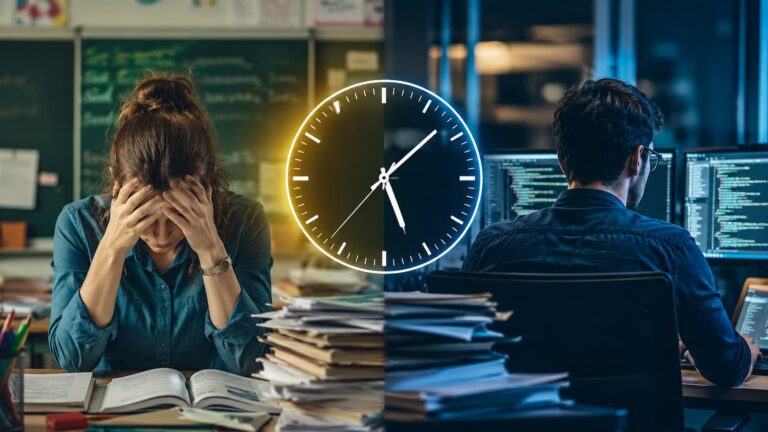 Educación e informática encabezan las horas extra sin pagar.