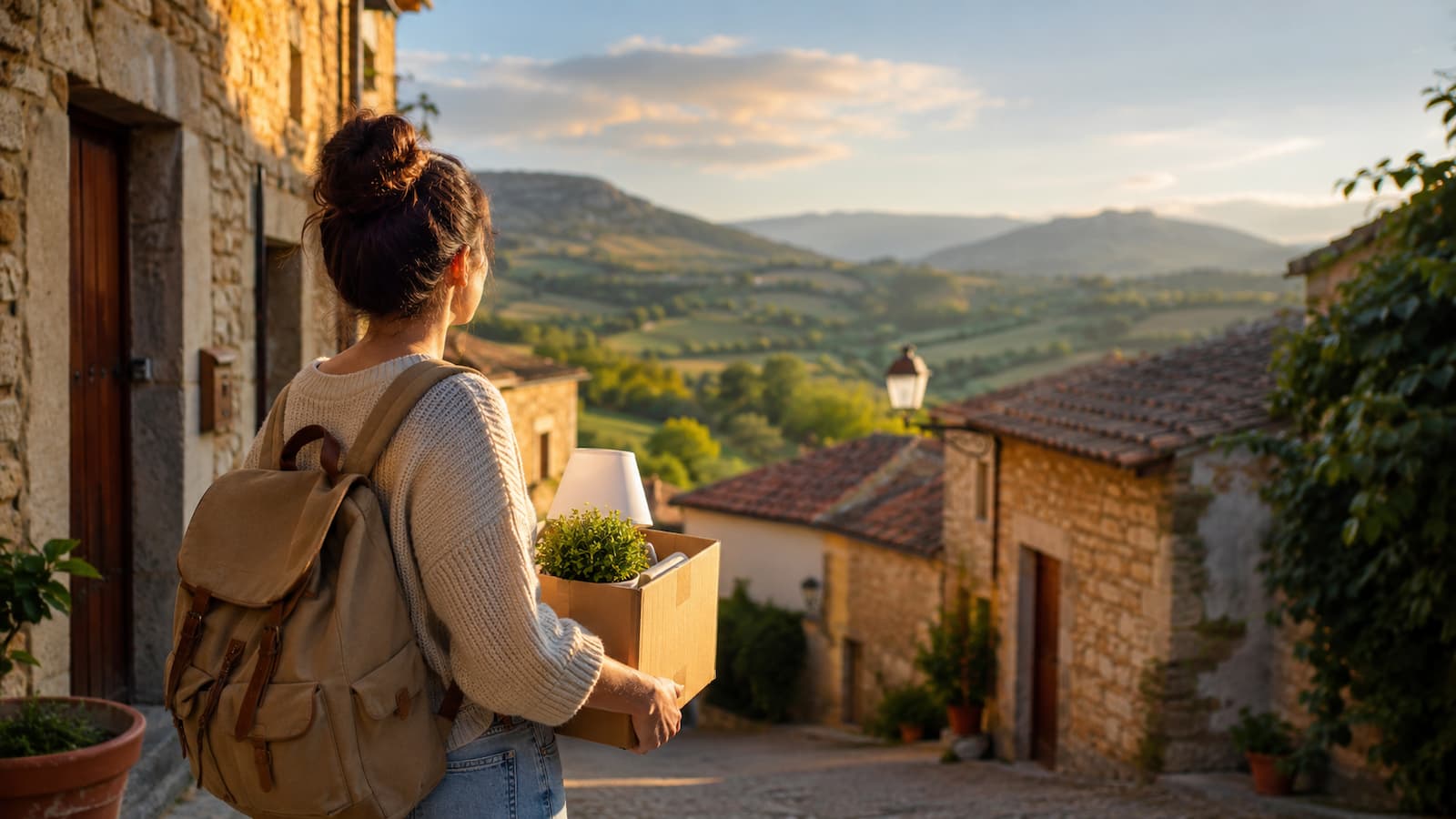 El 23% de los jóvenes que buscan vivienda planea mudarse a un pueblo.