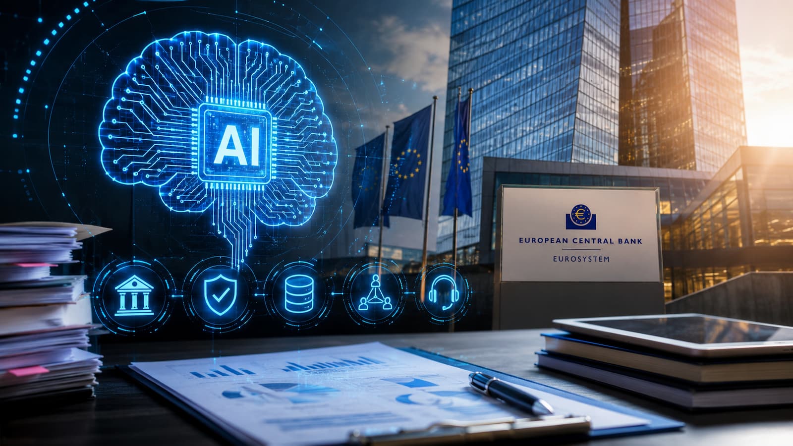 El BCE revisará cómo usan la inteligencia artificial los bancos.