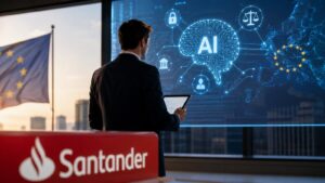 El aviso de Santander ante las nuevas reglas europeas de inteligencia artificial.