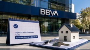 El cambio de fecha que aparece en las hipotecas y préstamos de BBVA.