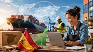 Exportaciones de empresas españolas suben un 3,8% interanual.