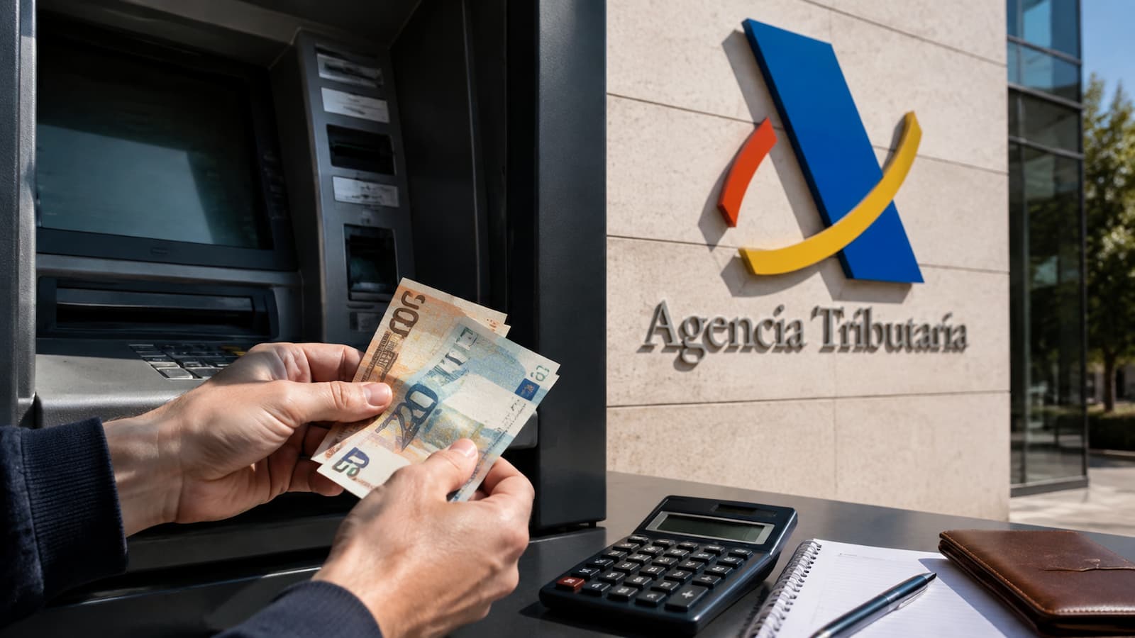 Hacienda puede multarte si retiras 100.000 euros en efectivo sin declarar.