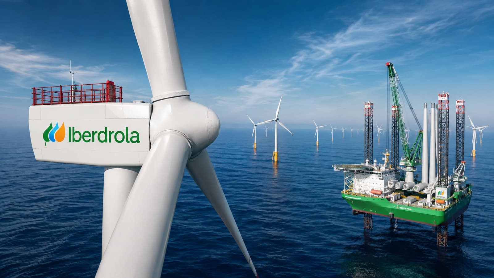 Iberdrola eleva su apuesta por la eólica marina hasta 23.000 millones de euros.