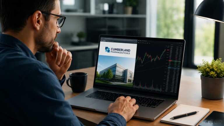 Inversor revisando Cumberland Pharmaceuticals antes de comprar acciones