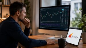 Inversor revisando la cotización de Banner Corporation antes de comprar acciones.