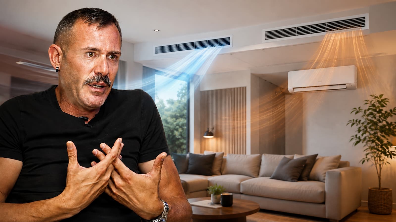 José María Rey recomienda cierto tipo de aire acondicionado.