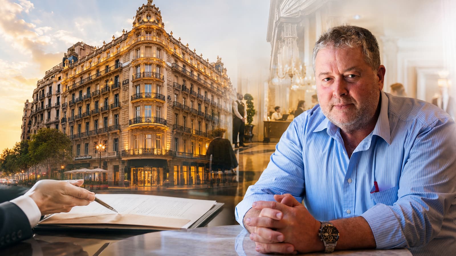 Josep Maria Malagarriga y el hotel familiar de Barcelona que no se vende.