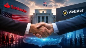 La Fed desbloquea la compra de Webster por parte de Santander.