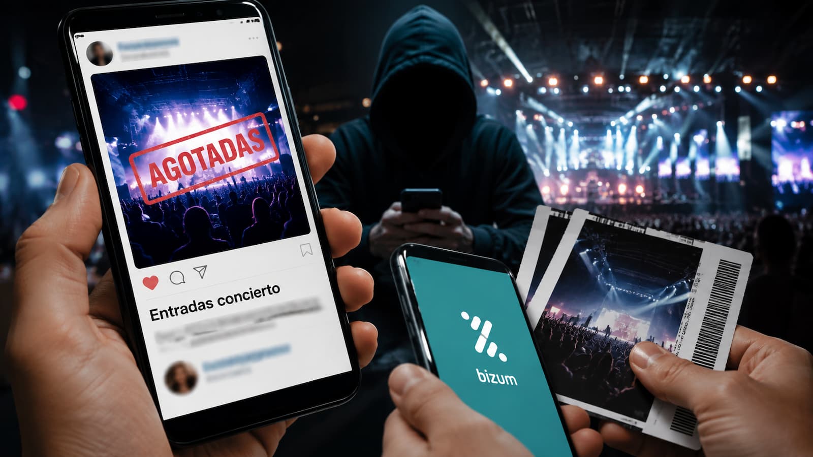 La Guardia Civil ha detectado 85 delitos vinculados a la venta falsa de entradas para conciertos.