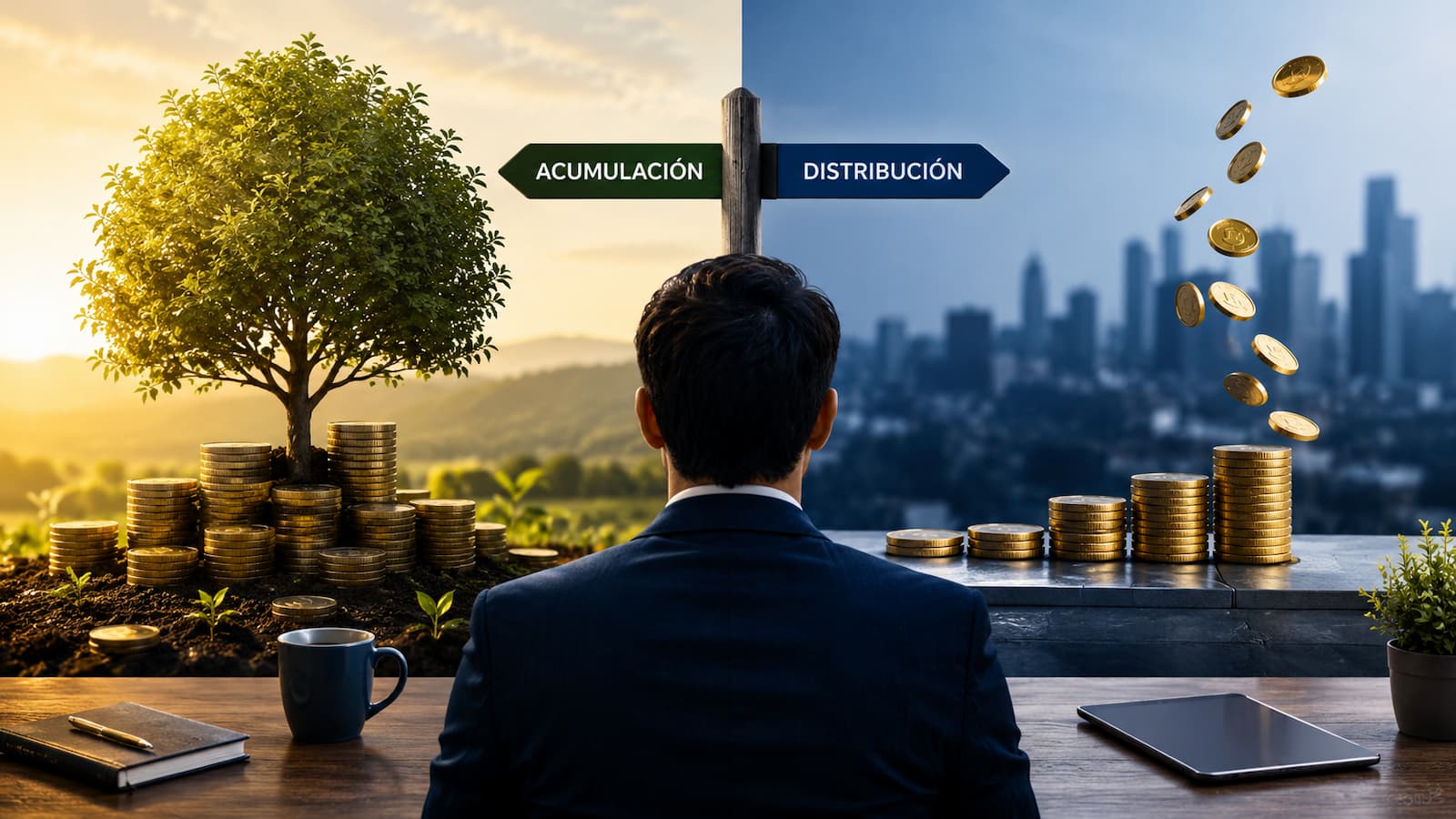 La diferencia fiscal entre un ETF de acumulación o distribución.