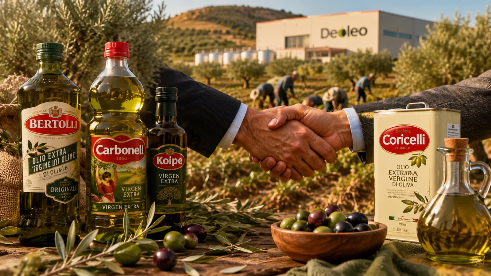 La italiana Coricelli ha elevado a 500 millones su oferta por Deoleo.