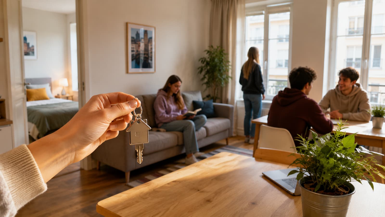 La oferta de habitaciones en piso compartido crece casi 80% en tres años.