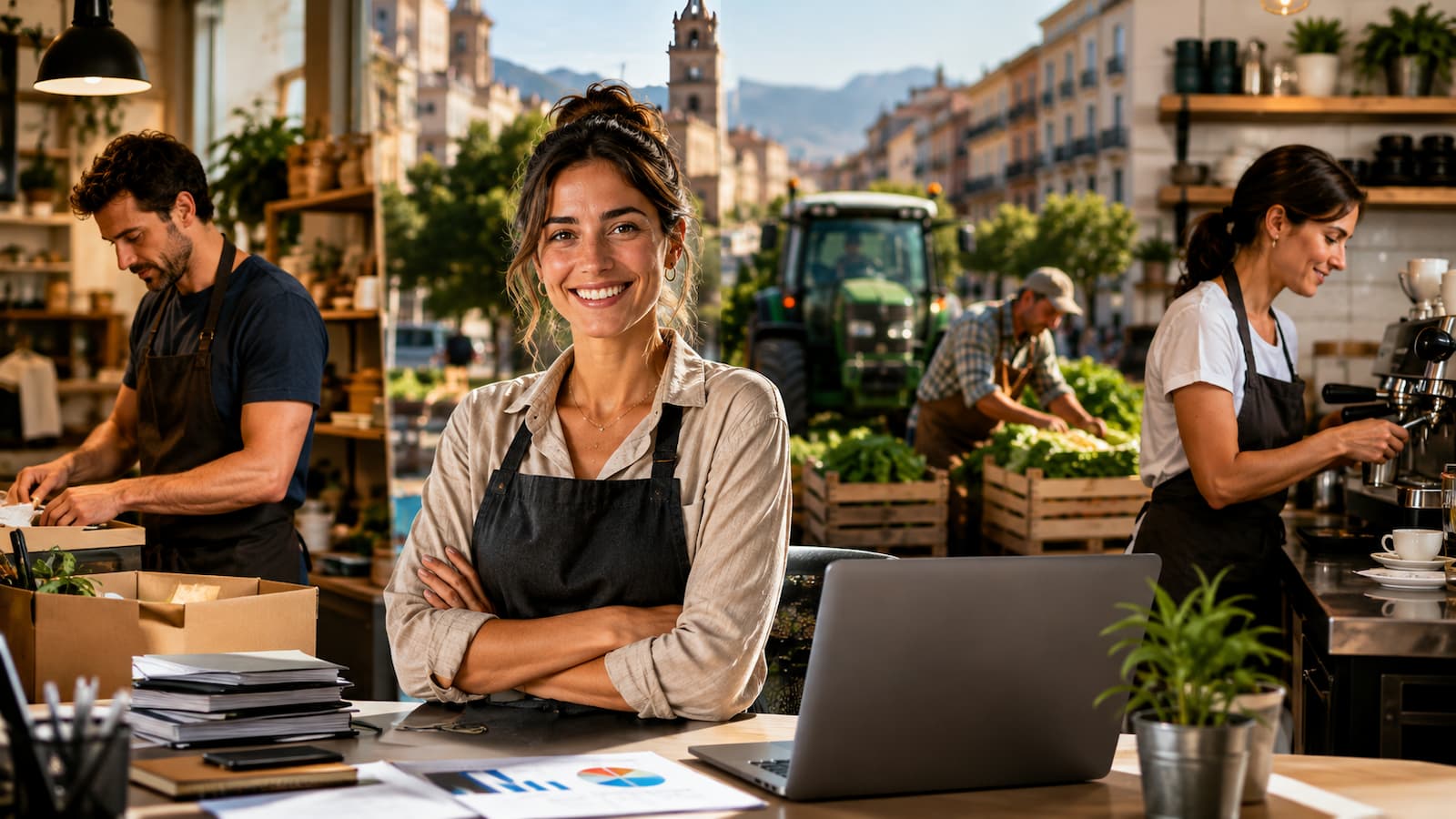 Las microempresas suman 56.000 empleos en España.