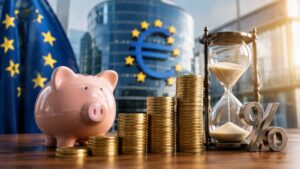 Los hogares de la eurozona volvieron en julio a llevar dinero a depósitos con vencimiento.