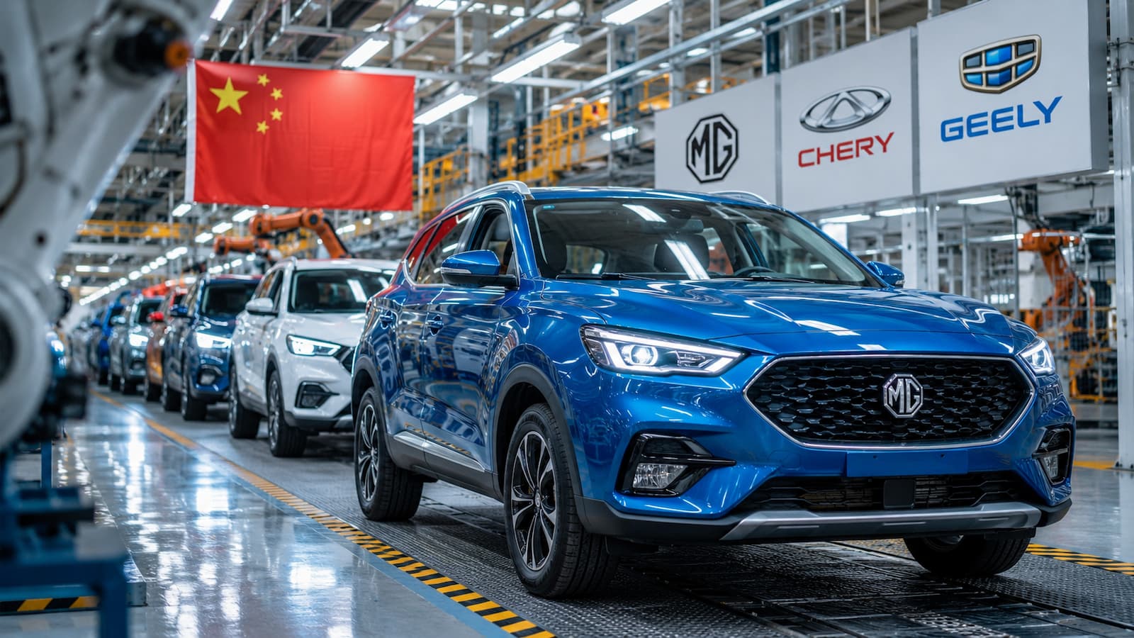 MG, Chery y Geely convierten España en el taller europeo del coche chino.