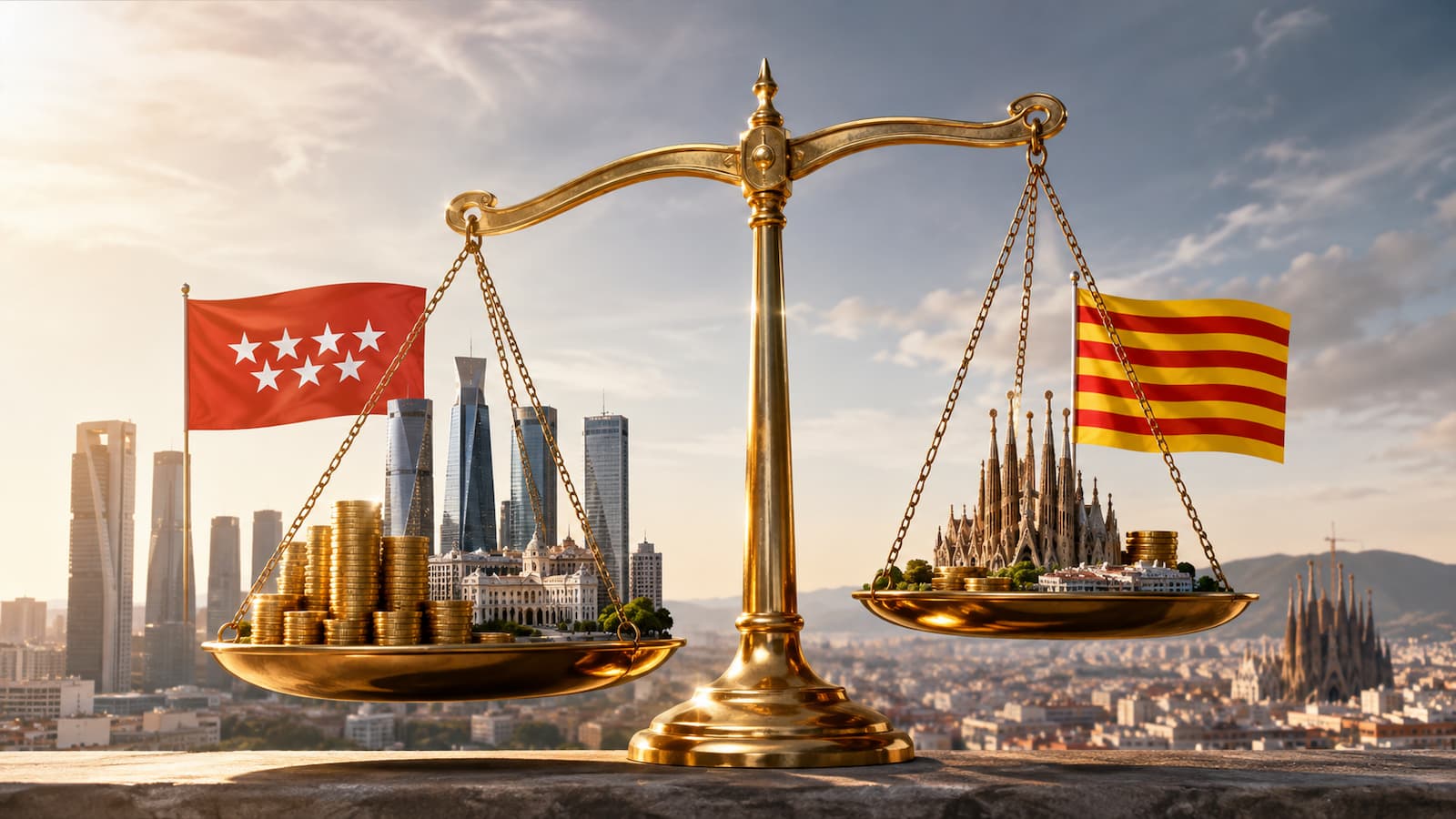 Madrid aporta casi cuatro veces más que Cataluña a solidaridad autonómica.