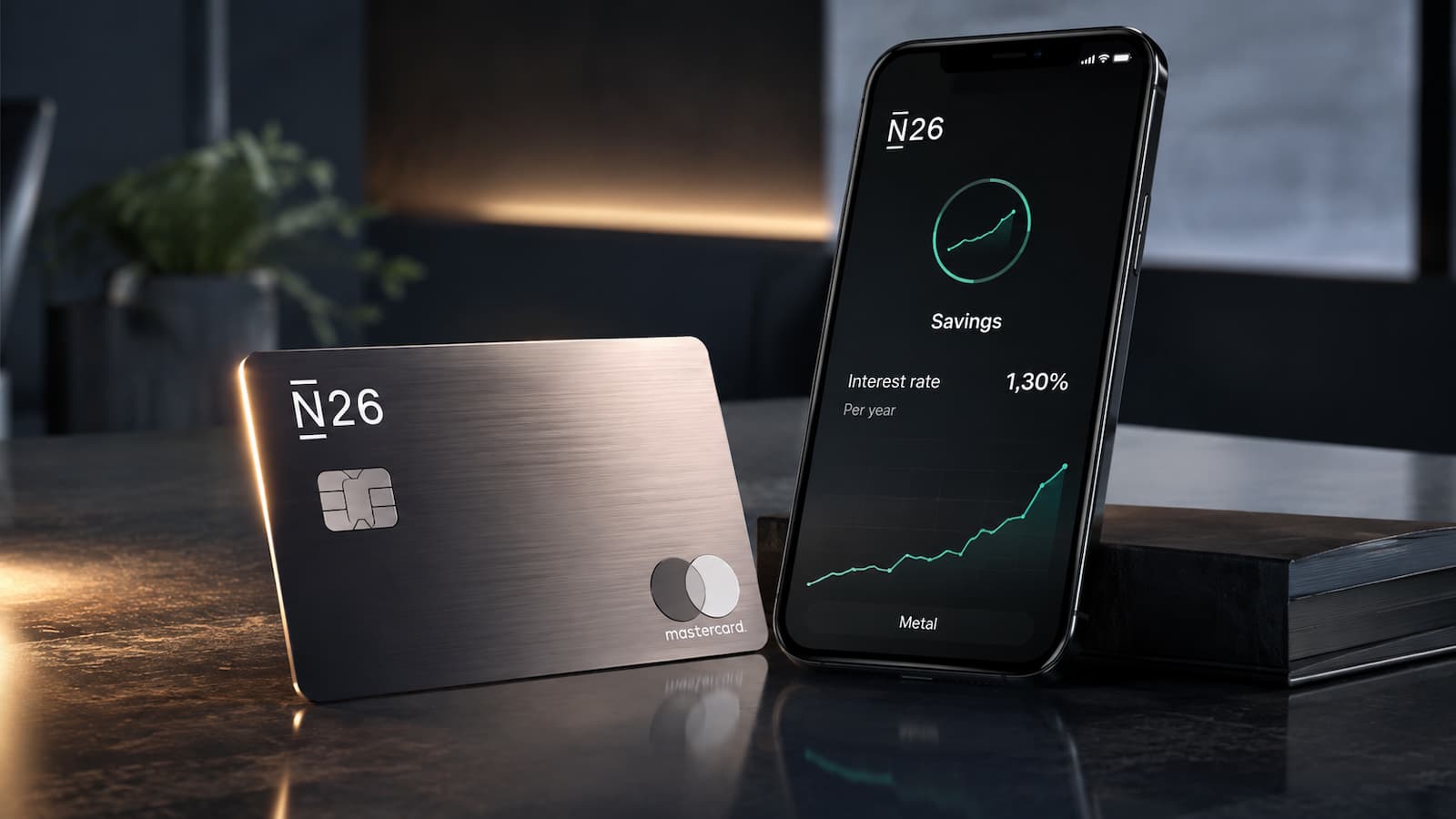 N26 presenta Metal como su plan con mejores intereses para ahorrar.