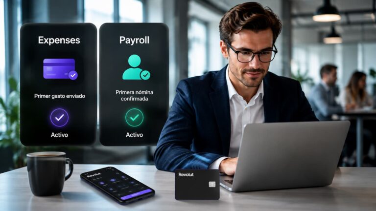Revolut Business cobra por Expenses y Payroll.