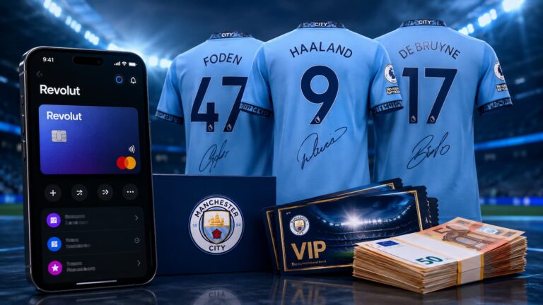 Revolut ha abierto en España un sorteo vinculado al Manchester City.