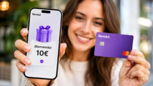 Revolut mantiene una promoción de bienvenida de 10 euros para nuevos clientes.