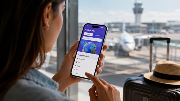 Revolut permite comprar planes eSIM para viajar desde su app.