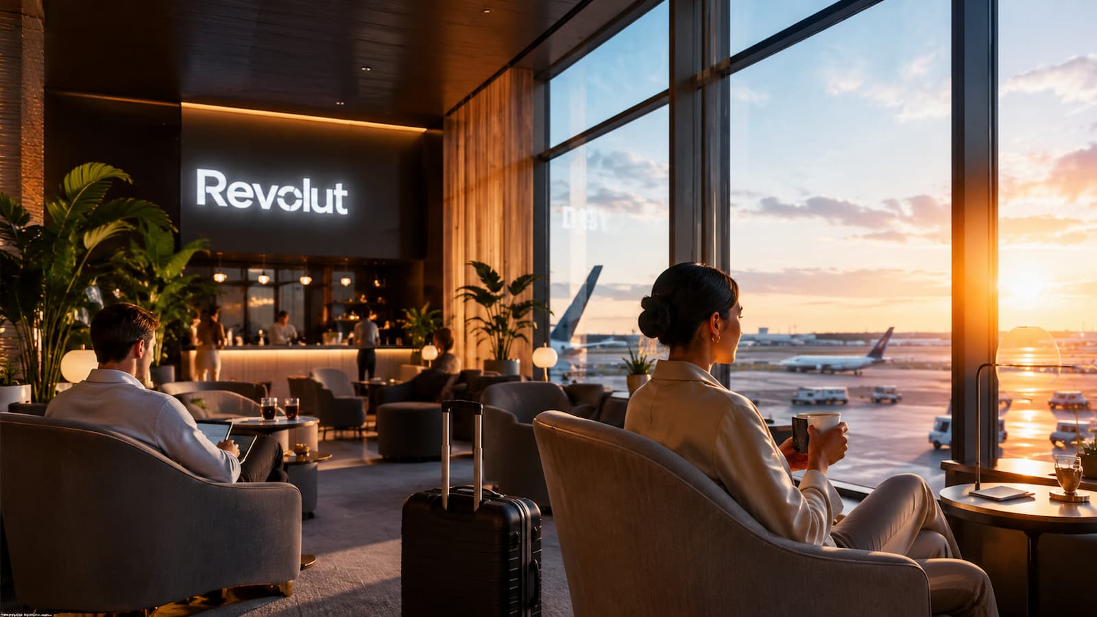 Revolut tendrá sus propias salas VIP en aeropuertos.