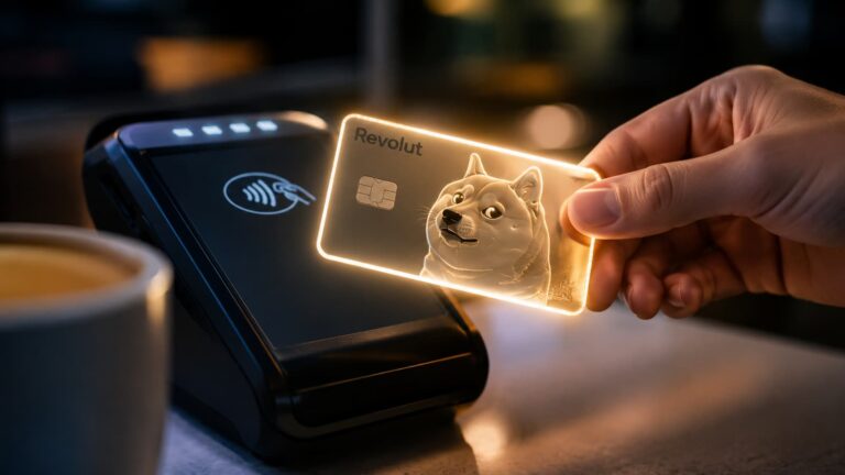 Revolut ya muestra en su web española la tarjeta Doge LED que se ilumina.