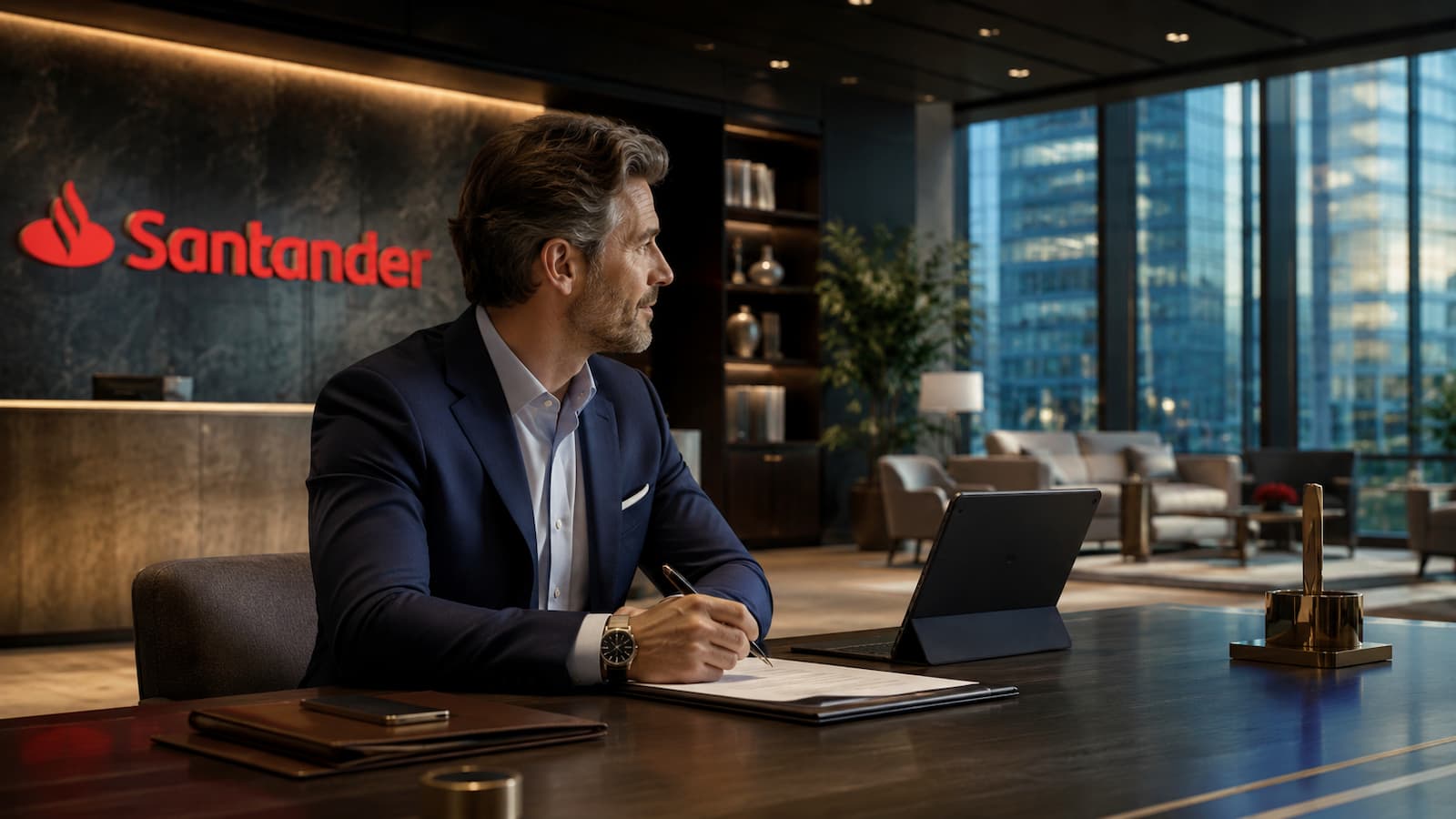 Santander rebasa los 300.000 clientes de banca privada.