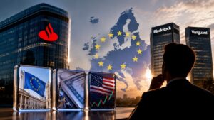 Santander reta a BlackRock y Vanguard con tres ETF propios.