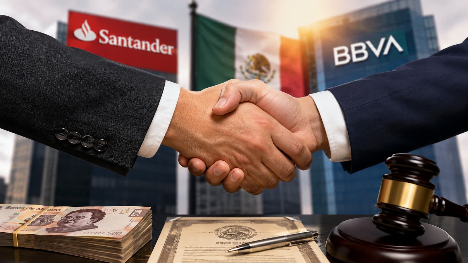 Santander y BBVA pactan 75 millones por bonos mexicanos.