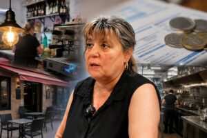 Silvia propietaria del Bar Esport en Molins de Rei trabaja 12 horas.