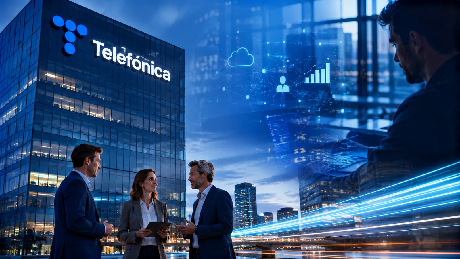 Telefónica gana peso en el B2B y ya suma 3.954 millones.