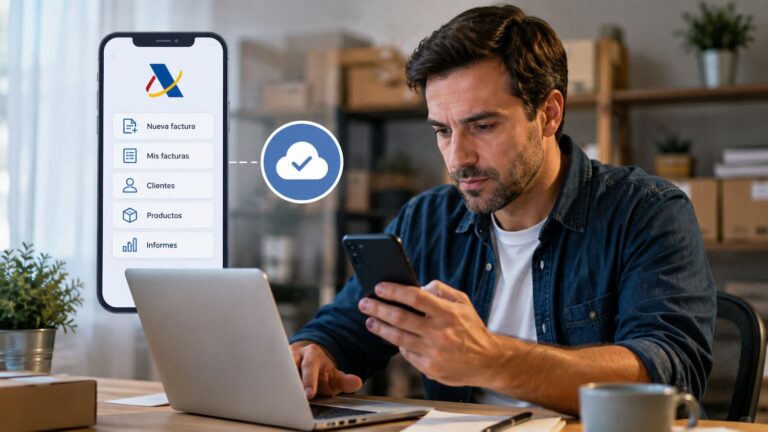 Tres millones de autónomos podrán usar la app gratis de Hacienda.
