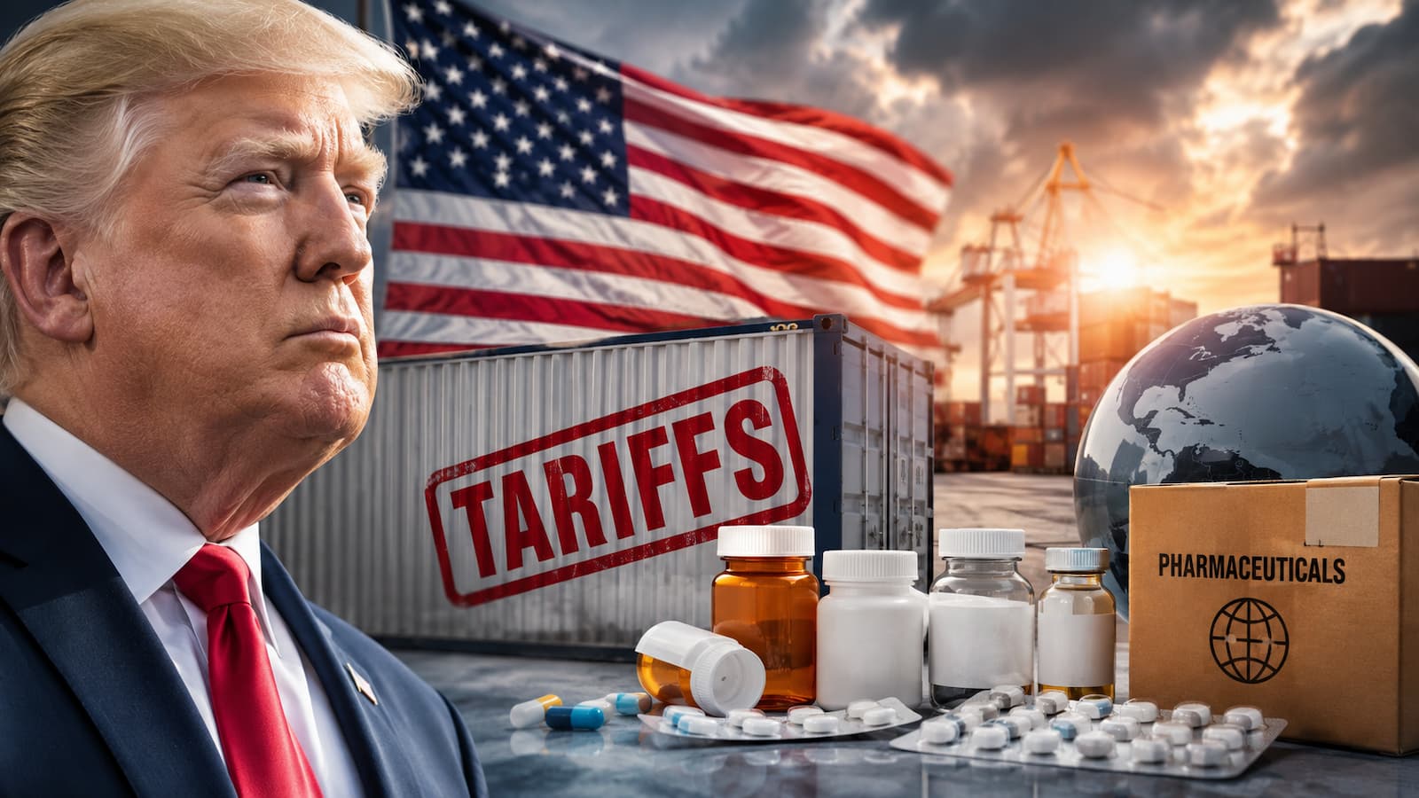 Trump fija aranceles a los medicamentos importados.