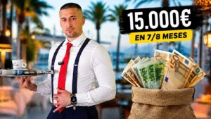 Un camarero cuenta cómo reunió 15.000 euros en Mallorca.