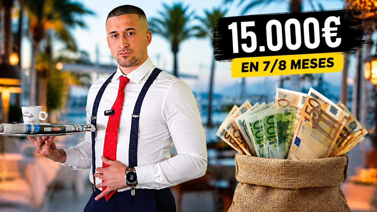 Un camarero cuenta cómo reunió 15.000 euros en Mallorca.