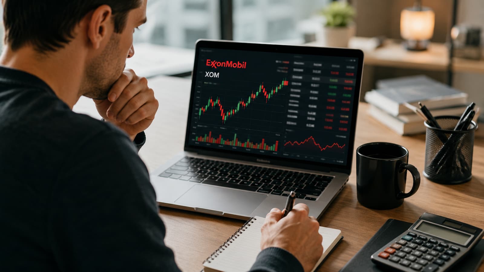 Un inversor revisa Exxon Mobil (XOM) y los costes de comprar acciones en dólares.