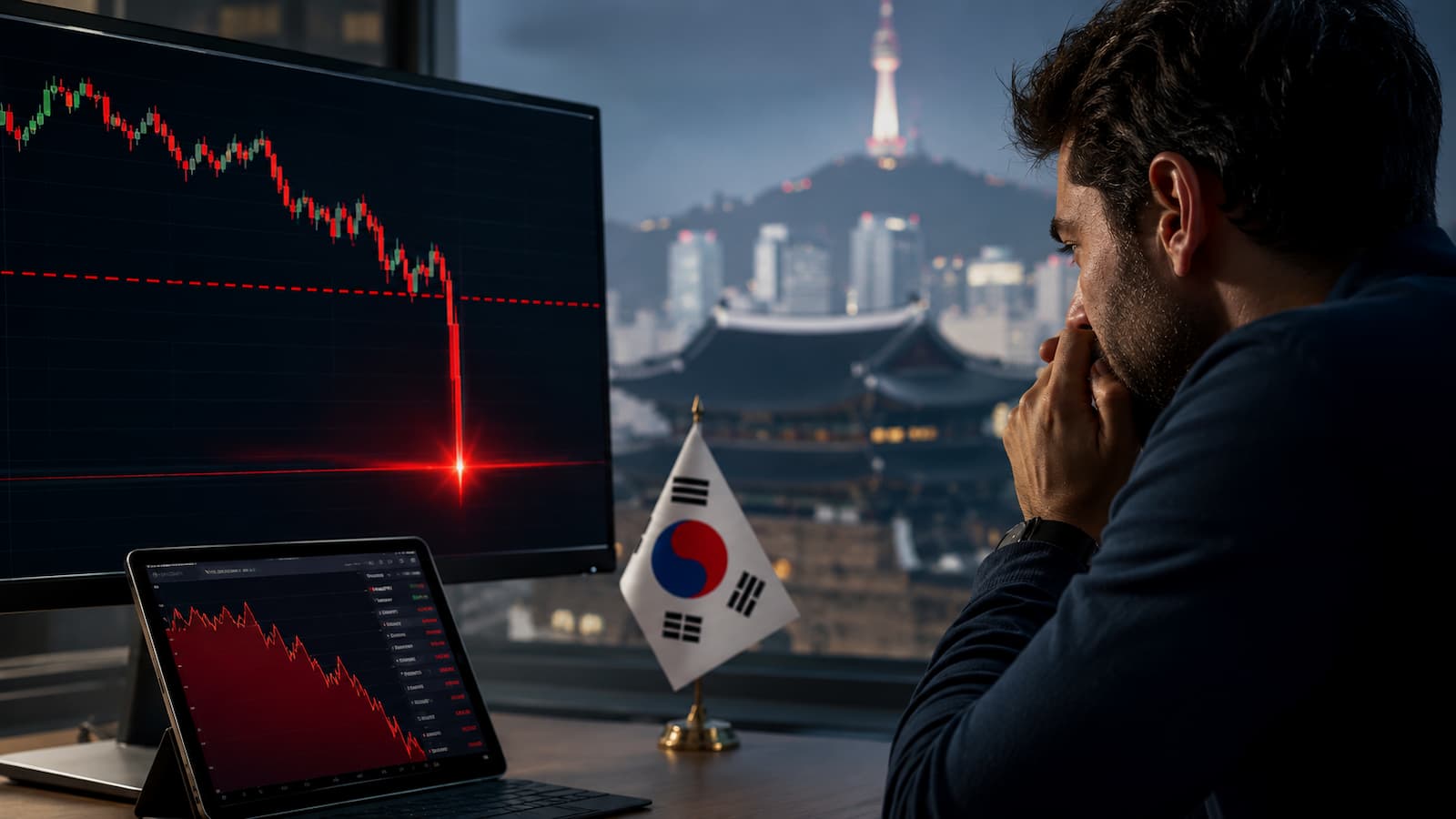 Una orden stop no siempre te protege en un ETF de Corea.