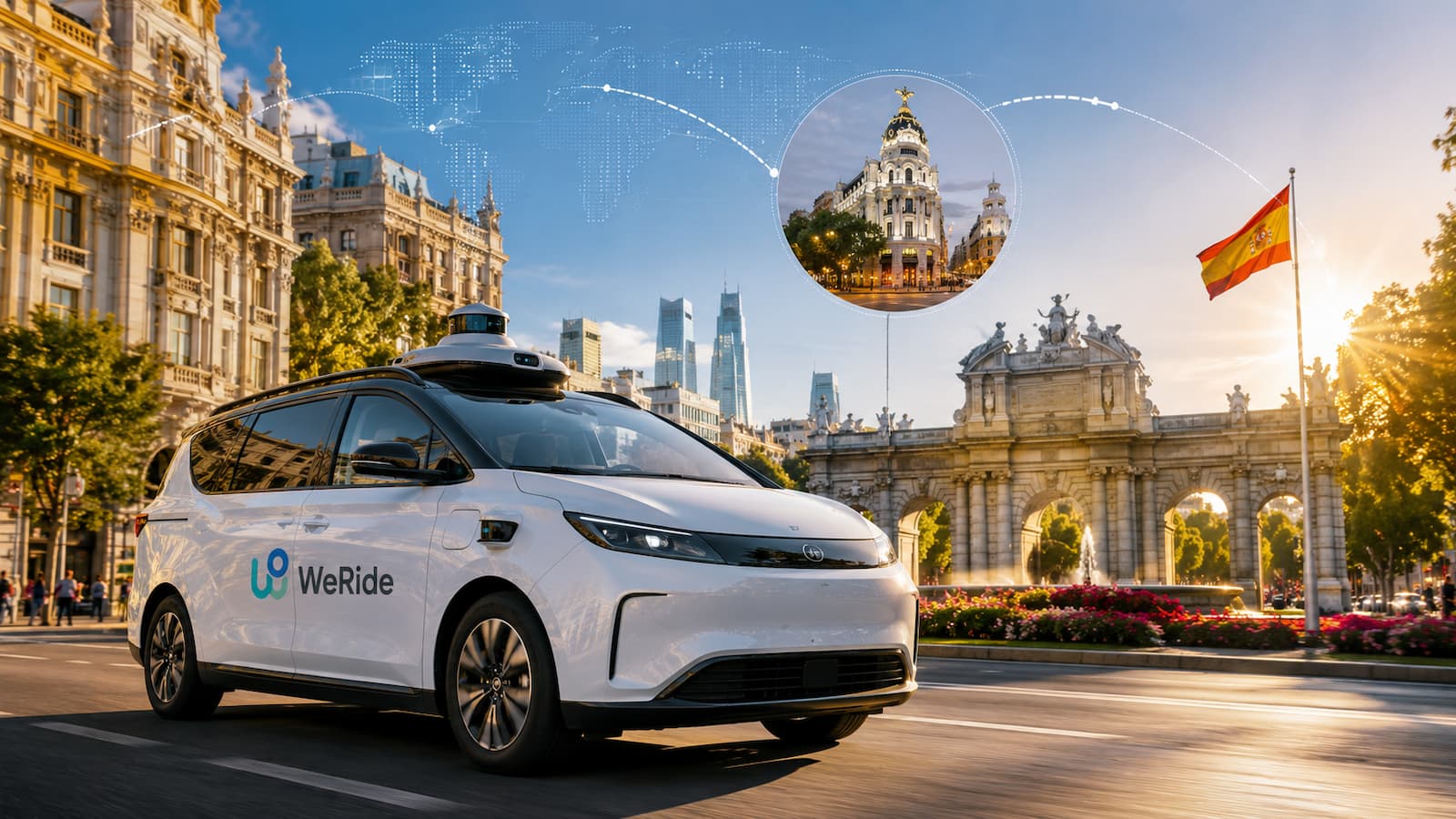 WeRide eleva ingresos y acerca el robotaxi a Madrid.