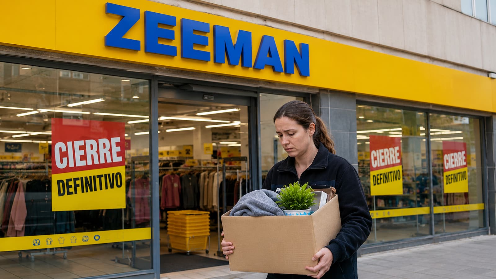 Zeeman cerrará 13 tiendas en España.